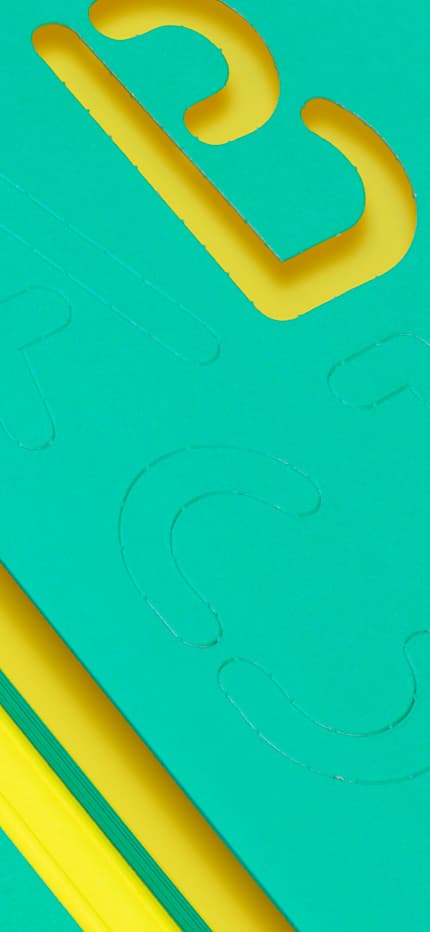 Frank is a typeface inspired by modular stencils, launched with a limited-edition specimen pack, featuring embossings, foil blocking and perforations. Distributed by Milieu Grotesque.
